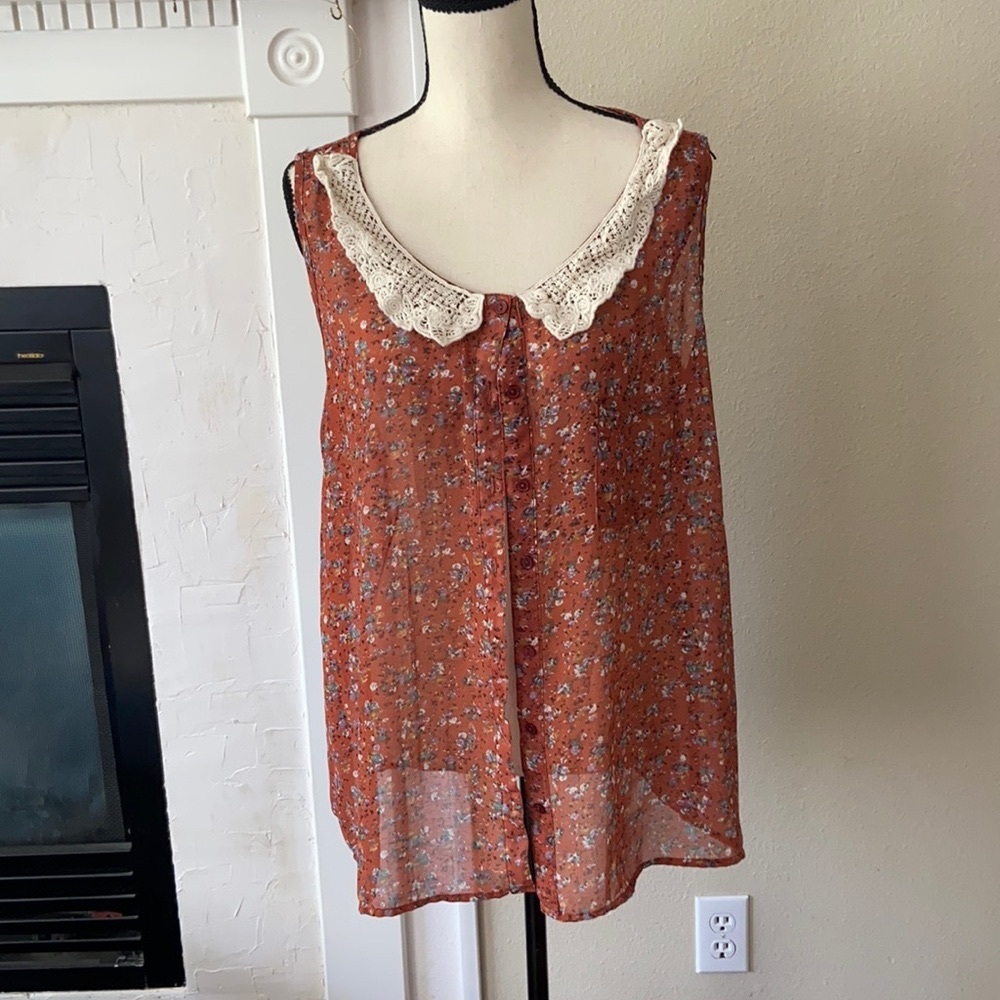 Floral tank top